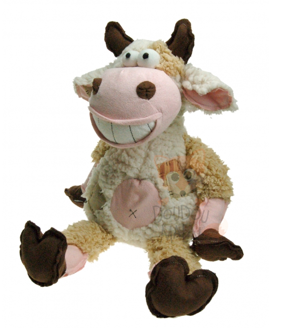 S zarby baby comforter zarbichette the cow beige brown pink 